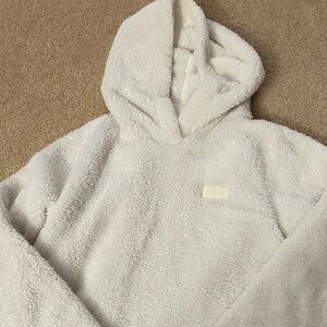 Abercrombie Kids 15/16 Cozy White Sherpa Hoodie